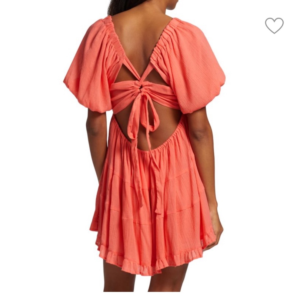 Free people Puff Sleeve Mini Dress - Picture 2 of 5